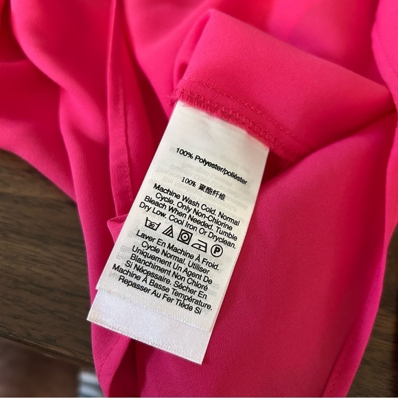 ❤️ DKNY sleeveless pink blouse XS - Picture 7 of 11